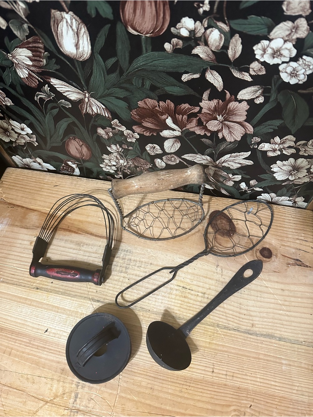 antique kitchen utensils lot 5
